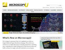 Tablet Screenshot of microscopyu.com